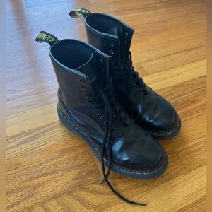 Dr. Martens Black Leather Boots